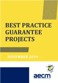 Best Practice Guarantee Projects