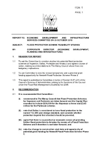 Flood Protection Scheme Feasibility Studies