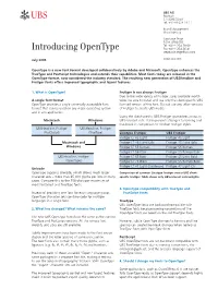 Introducing Opentype Ab