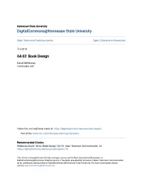04.02: Book Design