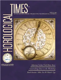 Adjusting Cuckoo Clock Music Boxes Controlling Dust in the Workshop Book Review