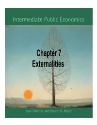Negative Externality: Reduces Utility Or Profit Externalities Defined