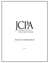 Policy Compendium