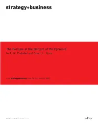 The Fortune at the Bottom of the Pyramid by C.K