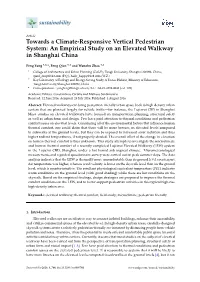 An Empirical Study on an Elevated Walkway in Shanghai China