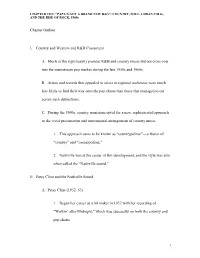 Chapter Outline