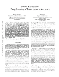 Deep Learning of Bank Stress in the News