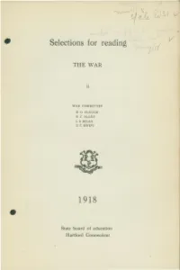 Selections for Reading. II, The