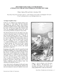 A Window Into the Devonian Period of Western New York