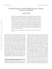 The Flash-Lag Effect and Related Mislocalizations: Findings, Properties, and Theories