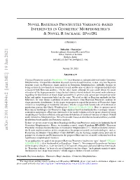 Arxiv:2101.06494V2 [Stat.ME] 19 Jan 2021