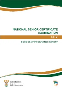 Schools Performance Report