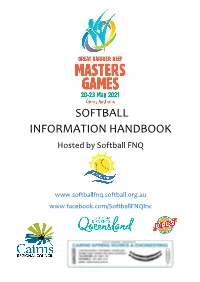 Softball Information Handbook
