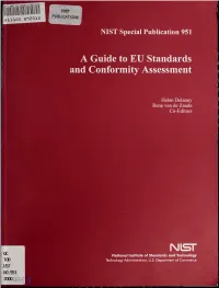 A Guide to EU Standards and Conformity Assessment