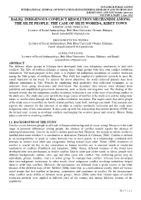 Baliq: Indigenous Conflict Resolution Mechanism