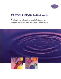 FASTKILL FK-20 Antimicrobial