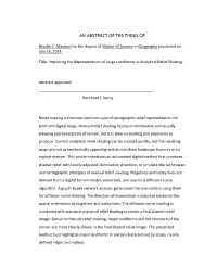 Improving the Representation of Large Landforms in Analytical Relief Shading