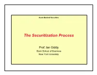 The Securitization Process