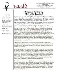 Corpus Or No Corpus, That Is the Question!