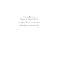 History of Control History of PLC and DCS