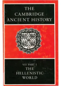 The Cambridge Ancient History