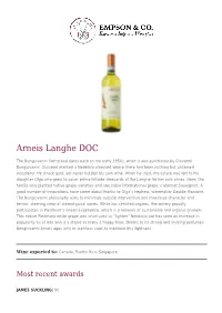 Arneis Langhe DOC