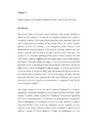 Chapter 5 Québec Impact on Triangular Relations Politics And