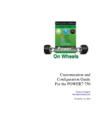 Customization and Configuration Guide for the POWER7 750