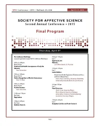 Final Program