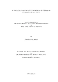 The Case of Baku a Thesis Submitted to The