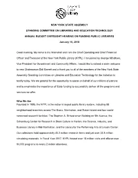 Weinshall and Mihaltses: Testimony Before