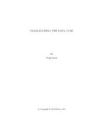 Paralellizing the Data Cube