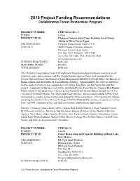 Collaborative Forest Restoration Program