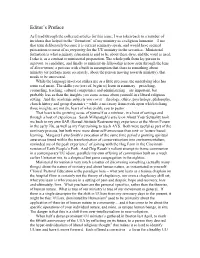 Editor's Preface