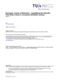 Negotiating the Danube- Oder-Elbe Canal in a Troubled Twentieth Century Janác, J