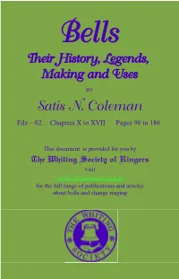 Satis N. Coleman File – 02 : Chapters X to XVII Pages 96 to 186