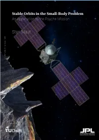 Stable Orbits in the Small-Body Problem an Application to the Psyche Mission
