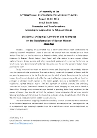 Kang Ahram Elisabeth Shepping Conversion