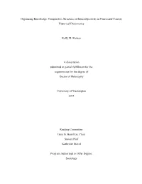 Organizing Knowledge: Comparative Structures of Intersubjectivity in Nineteenth-Century Historical Dictionaries