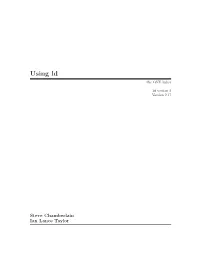 Using Ld the GNU Linker