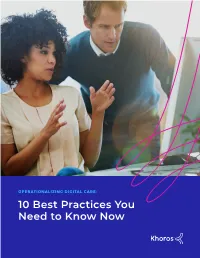 10 Best Practices You Need to Know Now Contents