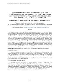Cone Penetration Test for Bearing Capacity Estimation