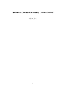 Debian Edu / Skolelinux Wheezy 7.1+Edu0 Manual