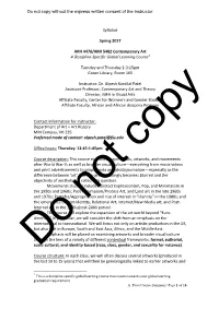 Patel Spring 2017 GL ARH 4470 Syllabus