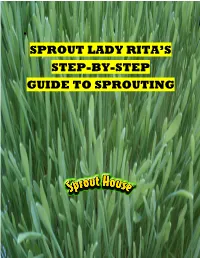 Sprout Lady Rita's Step-By-Step Guide To