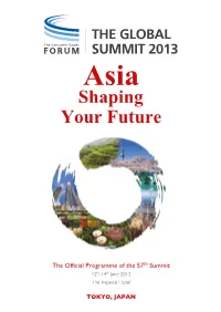 TCGF Summit Program OP