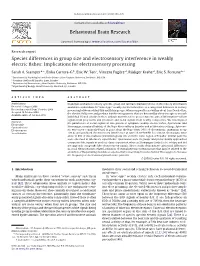 Behavioural Brain Research Species Differences in Group Size And