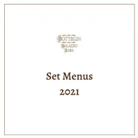Set Menus 2021 Bottegin Burger Menu