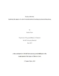Exploring the Impacts of a Short-Term International Teaching Practicum in Hong Kong