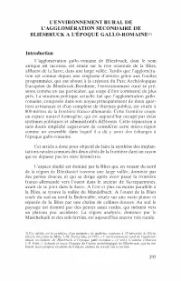 Introduction L'agglomération Ga